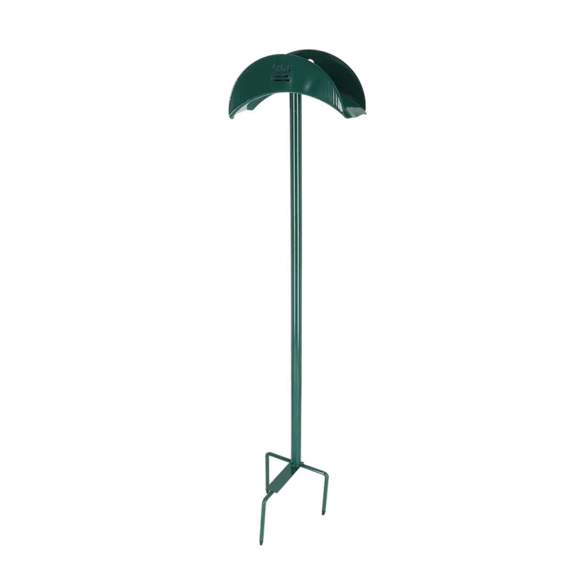 Prenosný zápichový držiak na záhradnú hadicu - zelený 117 cm