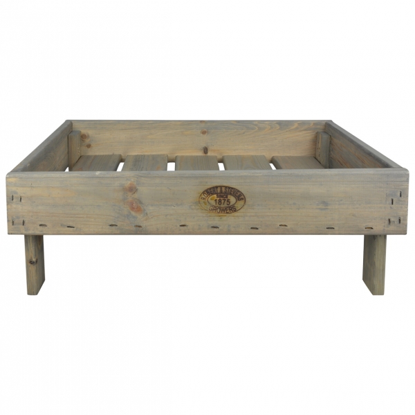 Prepravka drevená dvojposchodová 57,1 x 36,8 x 19 cm stohovatelná