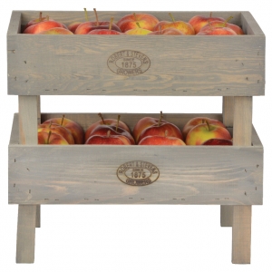 Prepravka drevená stohovateľná 37x26,9x18,9cm