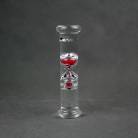 Presýpacie hodiny malé červené 15cm