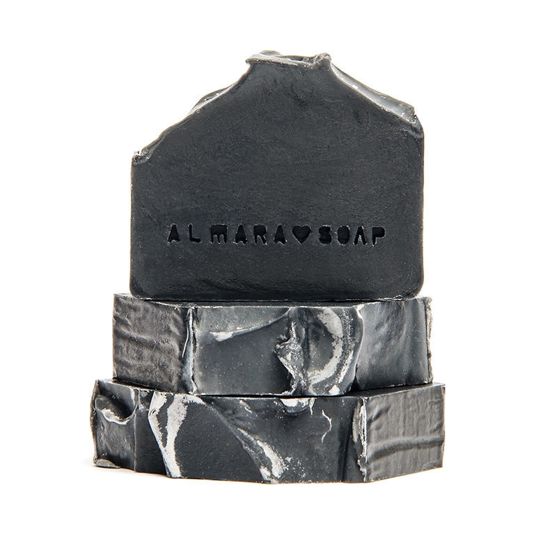 Prírodné čierne mydlo Black As My Soul 75g