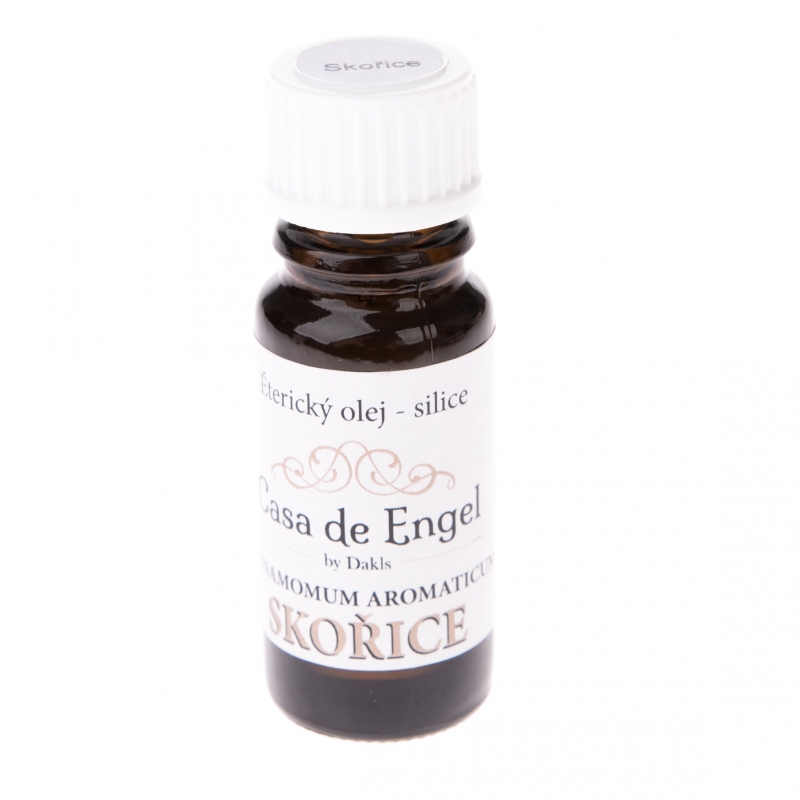 Prírodný esenciálny olej Škorica 10 ml - teplo, ktoré prevonia domov