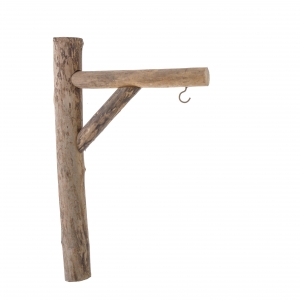 Prírodná konzola s háčikom