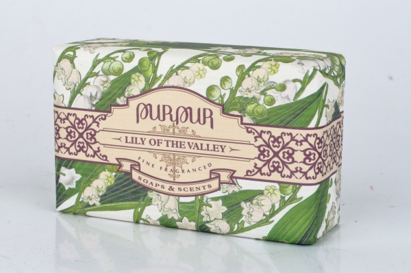 Prírodné mydlo s bambuckým maslom Purpur Pannónia konvalinka 190g