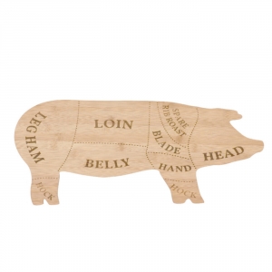 Prírodná doštička na krájanie 49x28cm