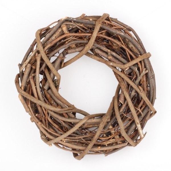 Prírodný veniec krútený 30cm
