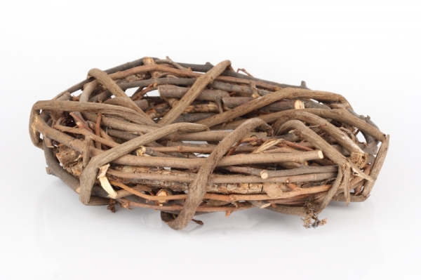 Prírodný veniec krútený 30cm