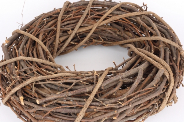 Prírodný veniec krútený 40cm