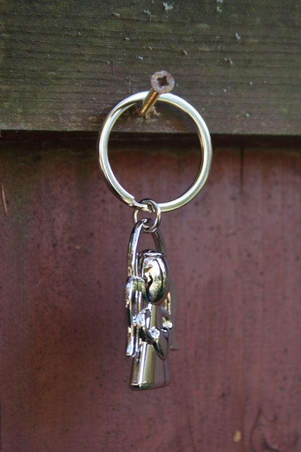 Prívesok anjel strieborný na kľúče