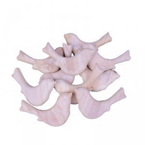 Prízdoba vtáčik drevený prírodné