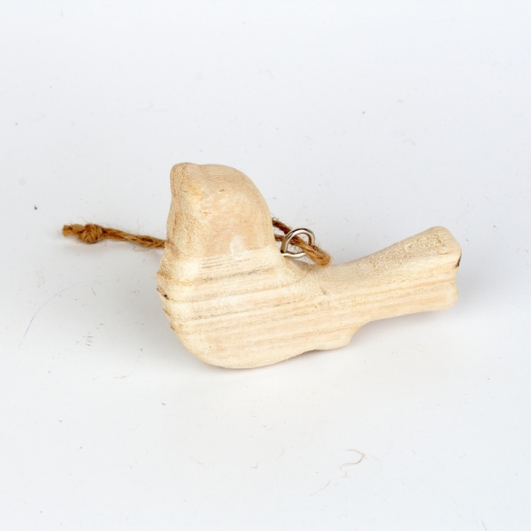 Prízdoba vtáčik drevený prírodné