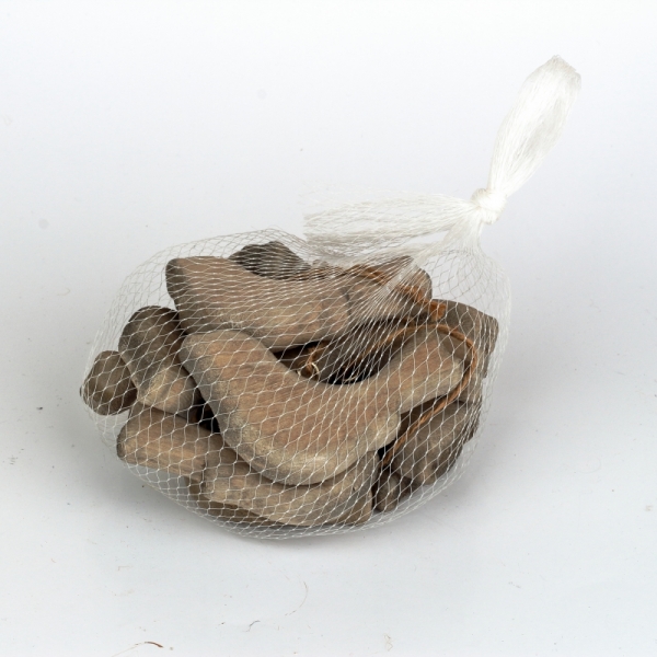 Prízdoba vtáčik drevený šedý