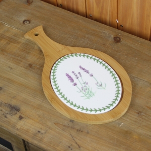 Lopárik s porcelánom Levanduľa 31cm