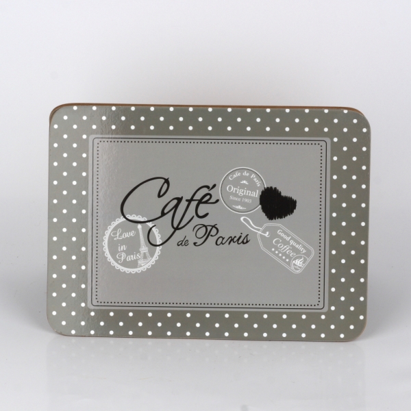 Prestieranie Café de Paris šedé 29x21cm (sada 2ks)