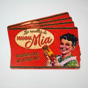 Prestieranie červené Mamma Mia 43,5x28cm