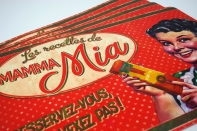 Prestieranie červené Mamma Mia 43,5x28cm