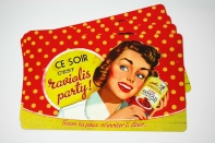 Prestieranie červené Raviolis Party 43,5x28cm