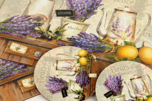 Prestieranie Fleurs de Provence 29x21cm (sada 2ks)