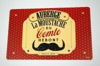 Prestieranie La Moustache - set 4ks 43,5x28cm