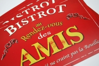 Prestieranie na stôl Rendez-vous des AMIS 43,5x28cm