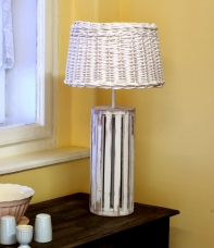 Prútená lampa 64cm s cylindrem 