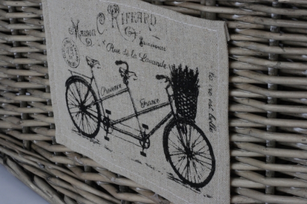 Prútené truhlice dvojbicykel 45x30x34cm