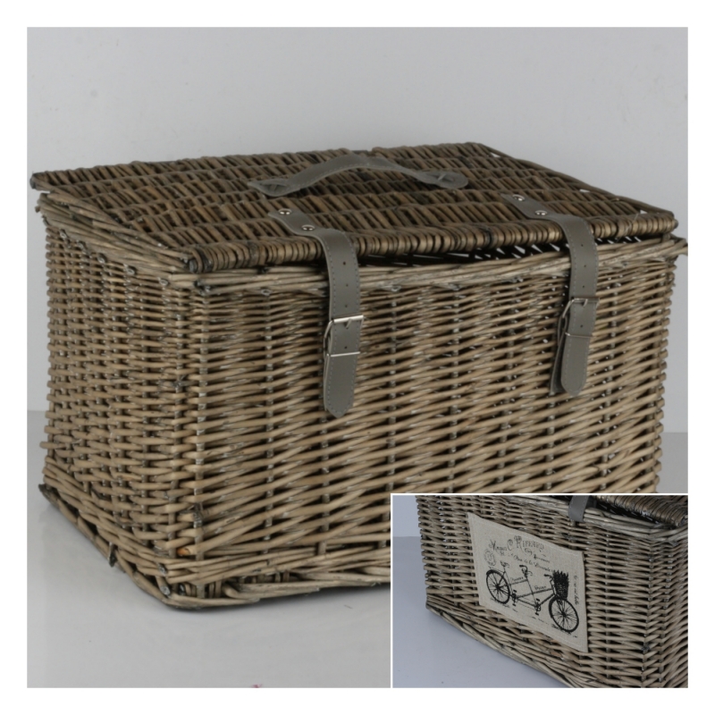 Prútené truhlice dvojbicykel 45x30x34cm