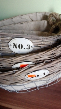 Prútené koše set 3ks-42 cm, 36 cm a 30cm - Vyradenie dek4741