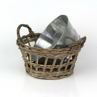 Prútený truhlík / kvetináč set 3ks