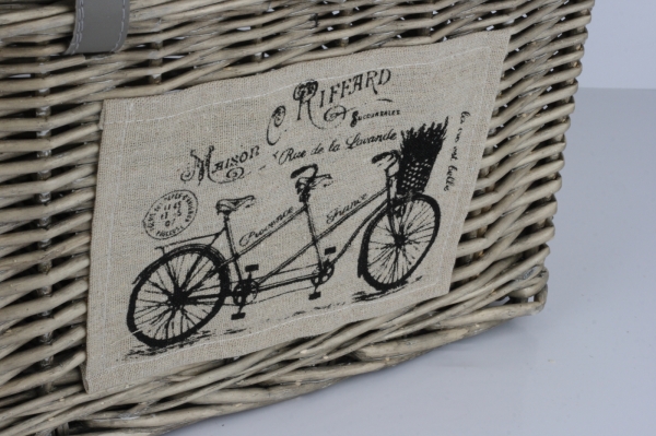 Prútené truhlice dvojbicykel 37x32x28cm