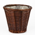Prútený hnedý kôš -veľký