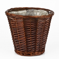 Prútený hnedý kôš -veľký