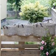 Prútený kôš hranatý veľký 50cm