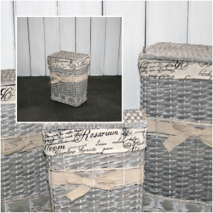 Prútený kôš na bielizeň 38x28x18cm