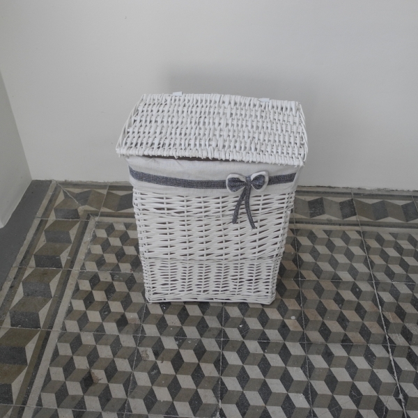 Prútený kôš na bielizeň 46x38x27cm