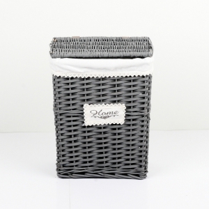 Prútený kôš na bielizeň šedý 42x32x24cm II.akosť