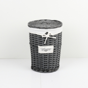 Prútený kôš na bielizeň tmavý HOME 40cm