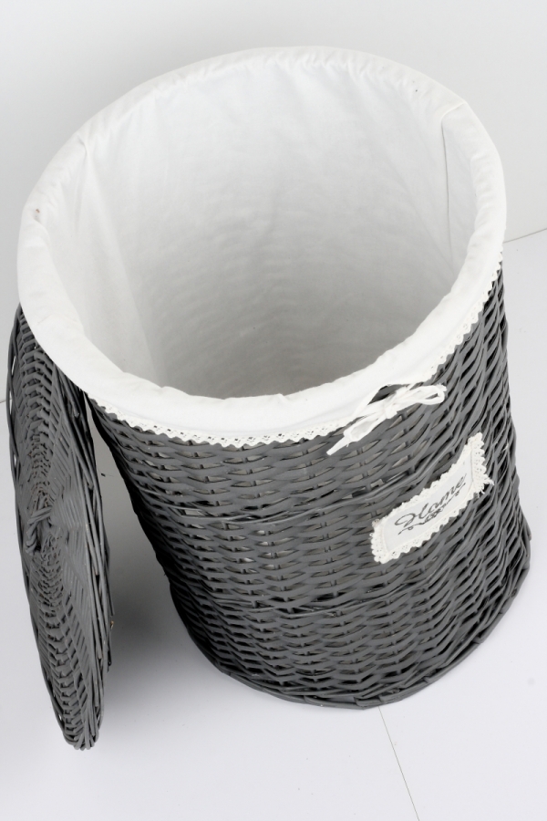 Prútený kôš na bielizeň tmavý HOME 58cm