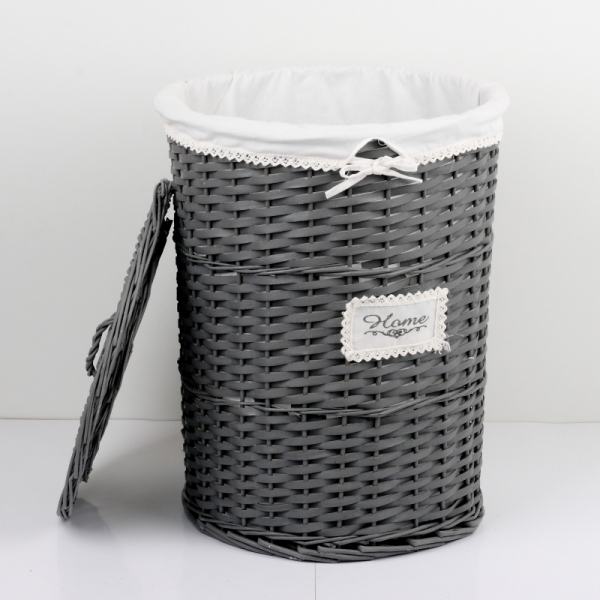 Prútený kôš na bielizeň tmavý HOME 58cm