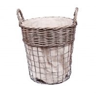 Prútený kôš na vianočný stromček s číslom vysoký malý 30x31cm