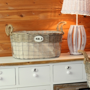 Prútený kôš NO.1 ovál veľký 42cm