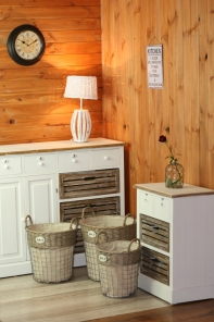 Prútený kôš s číslom vysoký veľký 38x40cm