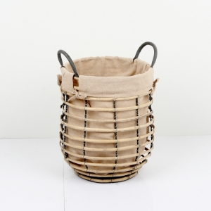 Prútený kôš s látkou 25x33cm