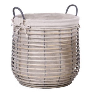 Prútený kôš s látkou 37x40cm