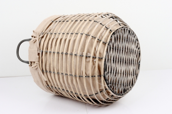 Prútený kôš s látkou 37x40cm
