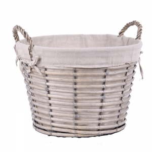 Prútený kôš s látkou