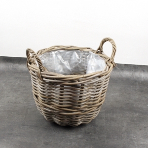 Prútený kôš s ušami na vianočný stromček 40cm