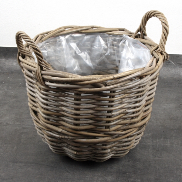 Prútený kôš s ušami na vianočný stromček 40cm