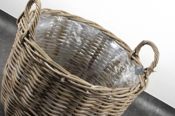 Prútený kôš s ušami na vianočný stromček 40cm