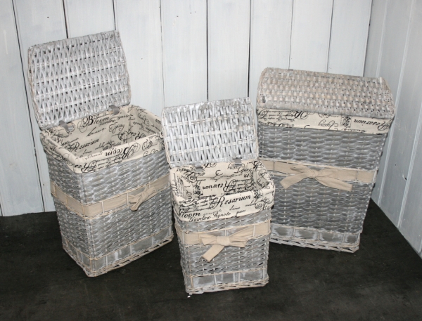 Prútený kôš - stredná dek5823